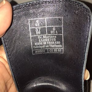 Rare Dr.Martens Langston Oil Slick black boots